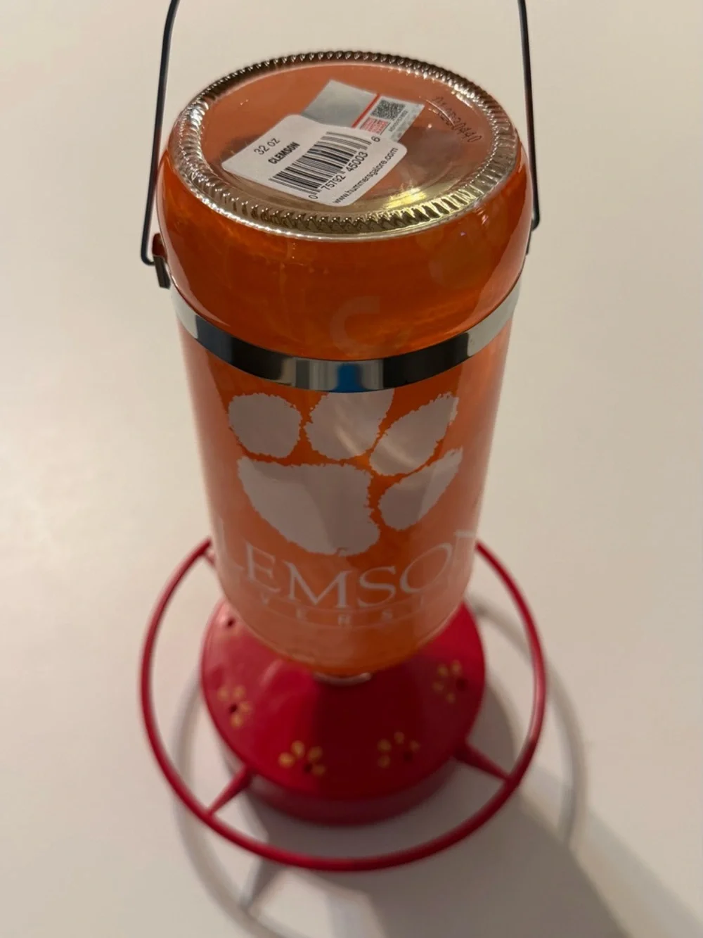 Clemson Hummingbird Feeder - Clemson Paw Design